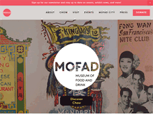 Tablet Screenshot of mofad.org